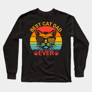 Best cat dad ever Long Sleeve T-Shirt